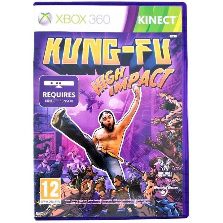Kung Fu High Impact Kinect Xbox 360 Játékszoftver