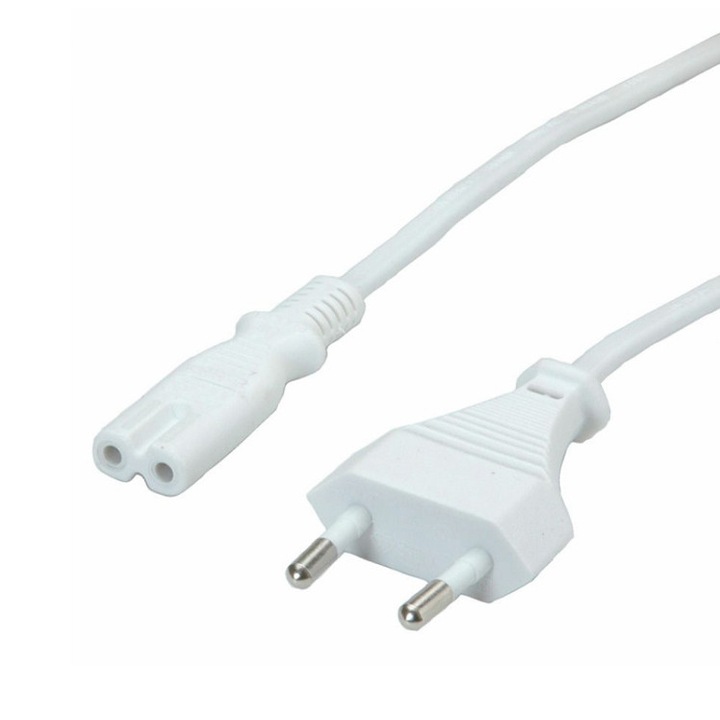 Kazettás lejátszó tápkábel 5M FEHÉR