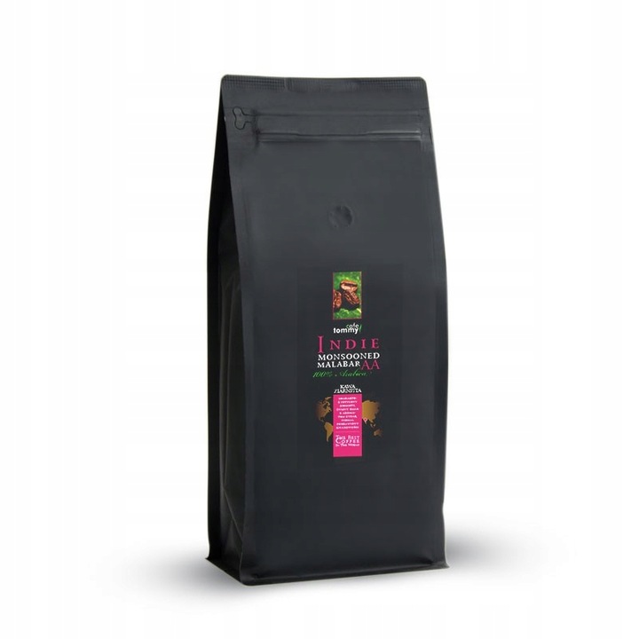 Cafea boabe aromata din India, Tommy Cafe, 100% Arabica, Medie, 1 kg