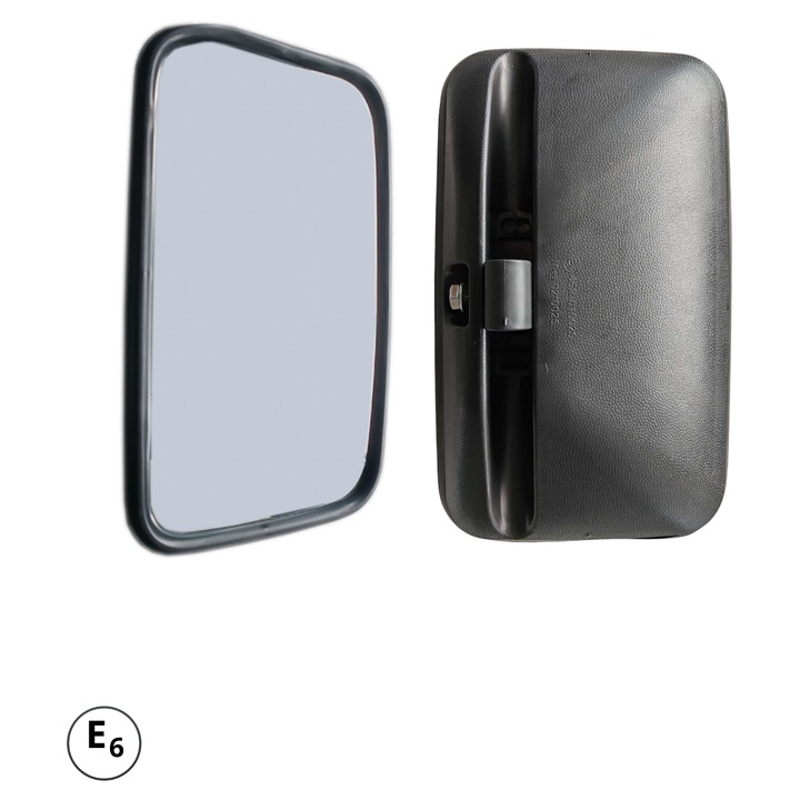 Oglinda universala retrovizoare pentru camioane, autobuze, masini de constructii si agricole, excavatoare, rulote etc., 300mm x 183mm