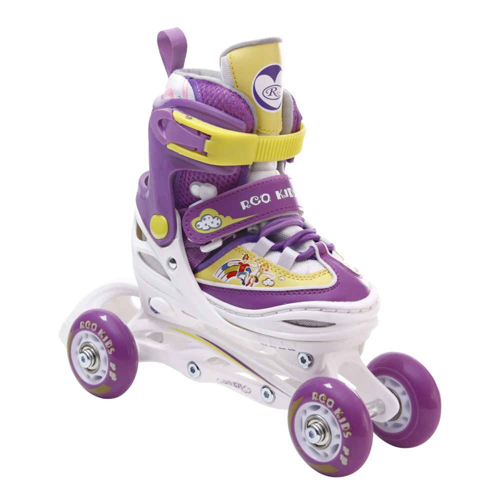 Role reglabile RCO, 34-37, cu pozitionarea multipla a rotilor, Mov, SS5003M-4H4W-B