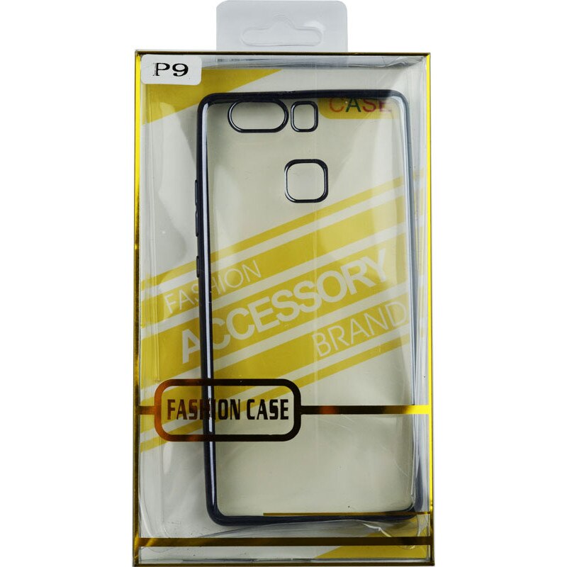 Husa E-TPU Mobile Tuning pentru HUAWEI P9, margine neagra, Blister