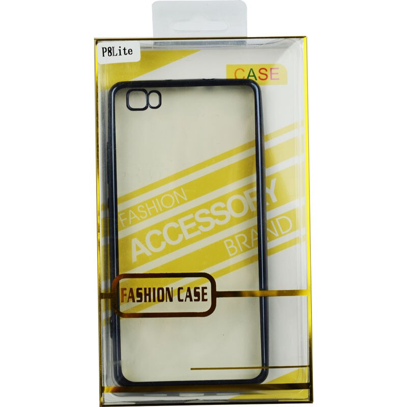 Husa E-TPU Mobile Tuning pentru HUAWEI P8 LITE, margine neagra, Blister