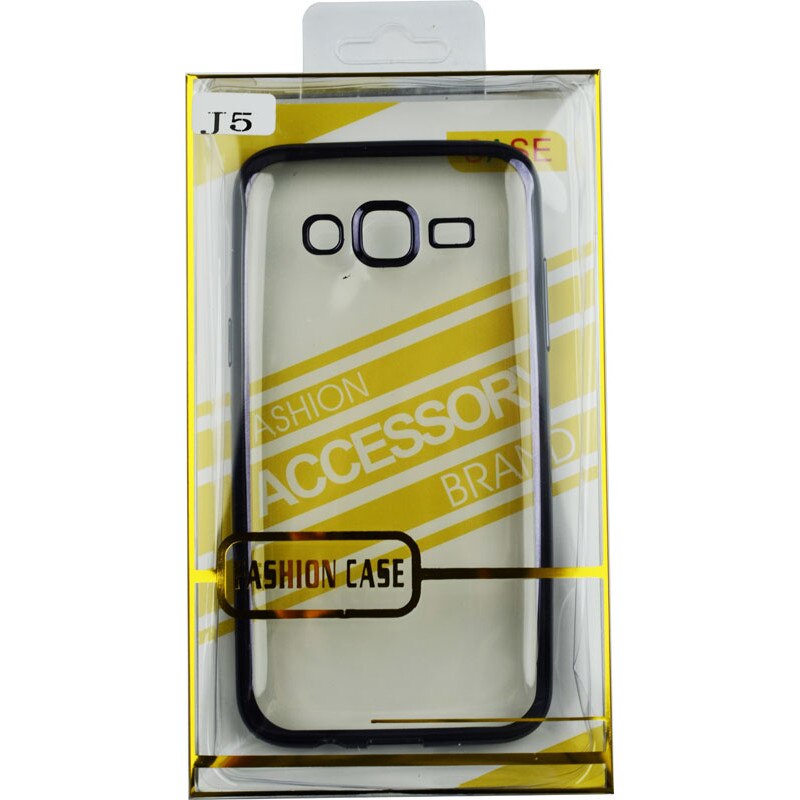 Husa E-TPU Mobile Tuning pentru SAMSUNG J5 2015 J500F, margine neagra, Blister Retail