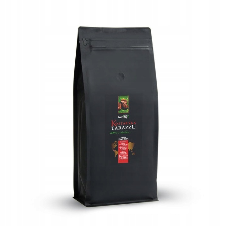 Cafea boabe aromata din Costa Rica, Tommy Cafe, 100% Arabica, Medie, 1 kg