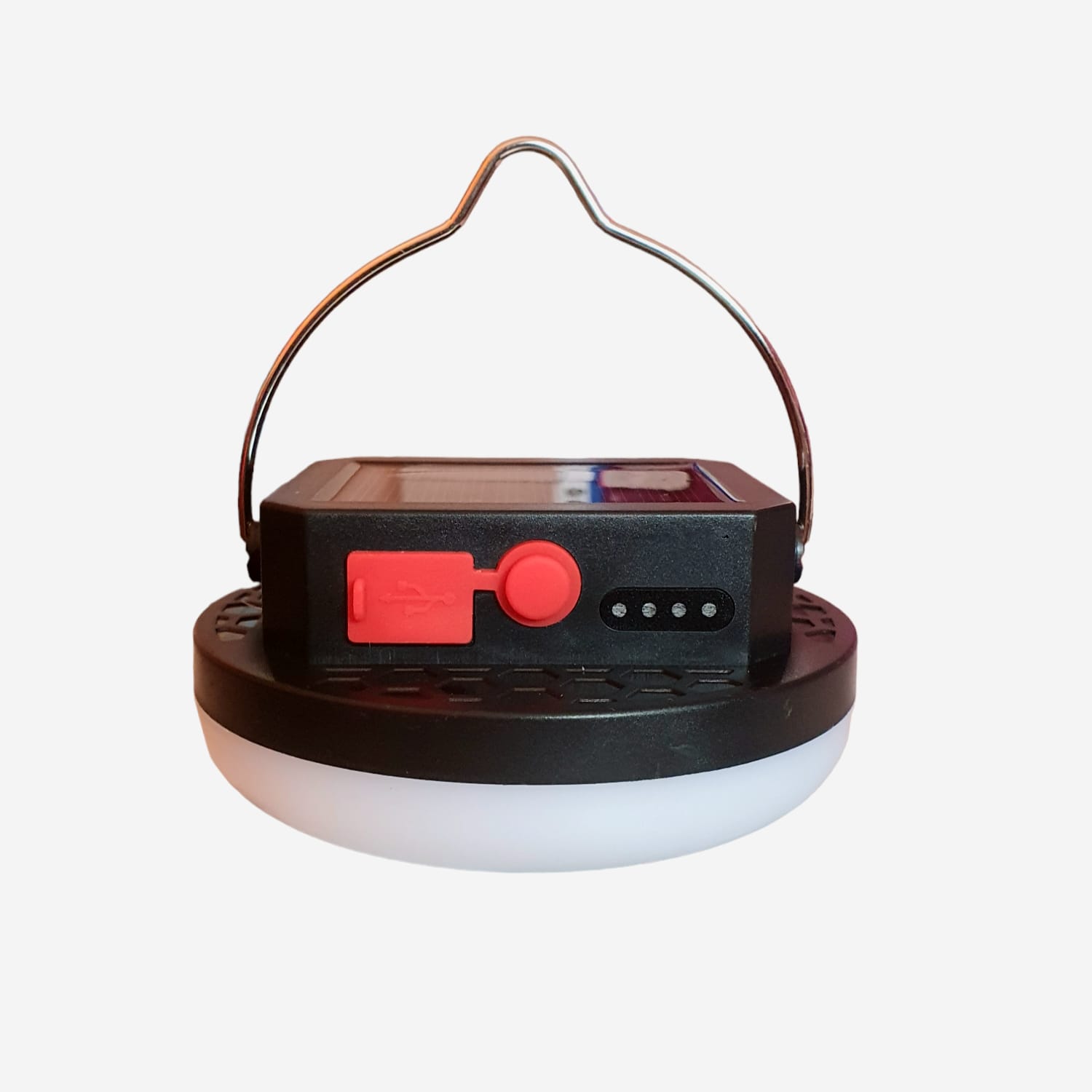 Мини лампа 10W, LED, соларно и USB зареждане, 10см - eMAG.bg