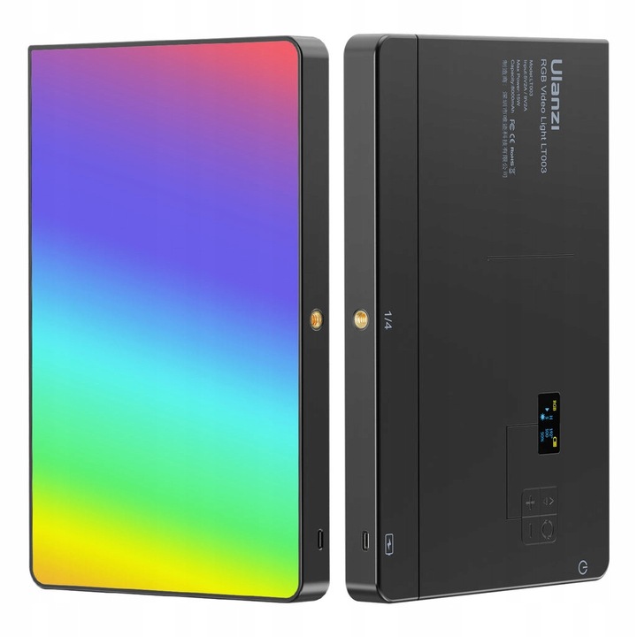 Lampa foto video RGB LED, Ulanzi LT003, baterie 8000mAh