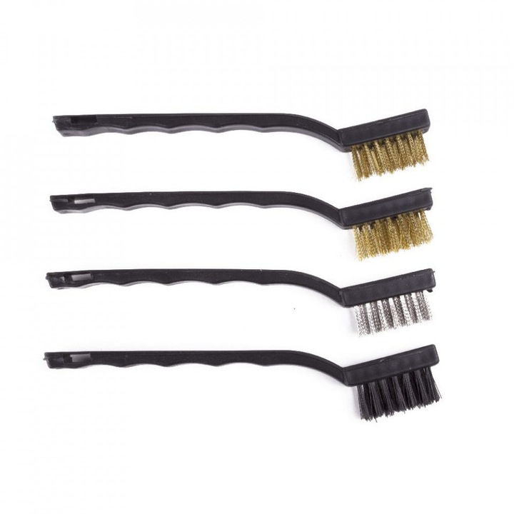 Set 4 bucati, perii de curatat pentru lucrari de bricolaj, 170 mm, negre