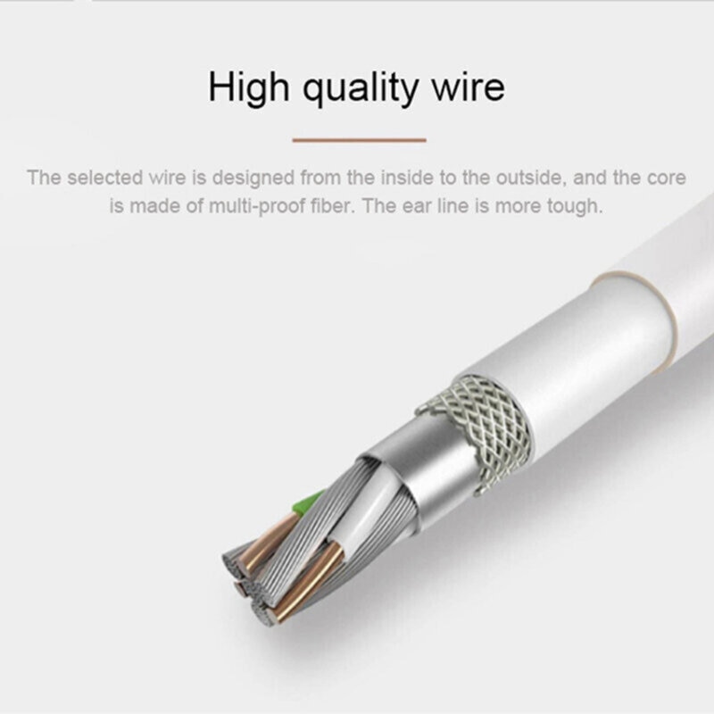Casti 3.5mm cu fir 1,2m deisgn elegant, Stereo Music, In-Ear bass, Portable, Noise cancellation