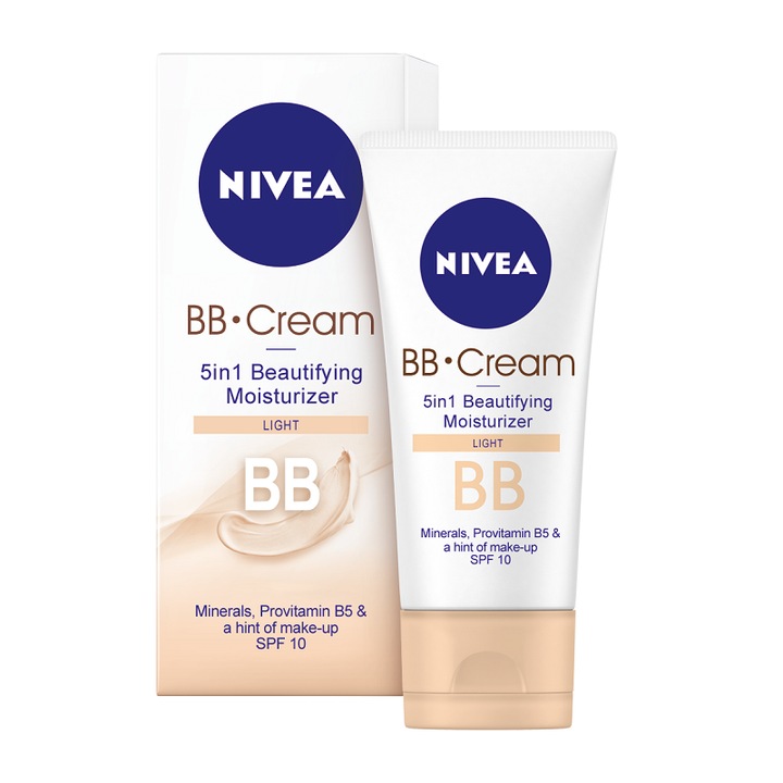 Set 2 x Crema de Zi Crema Coloranta BB Light Nivea Visage Care 50ml