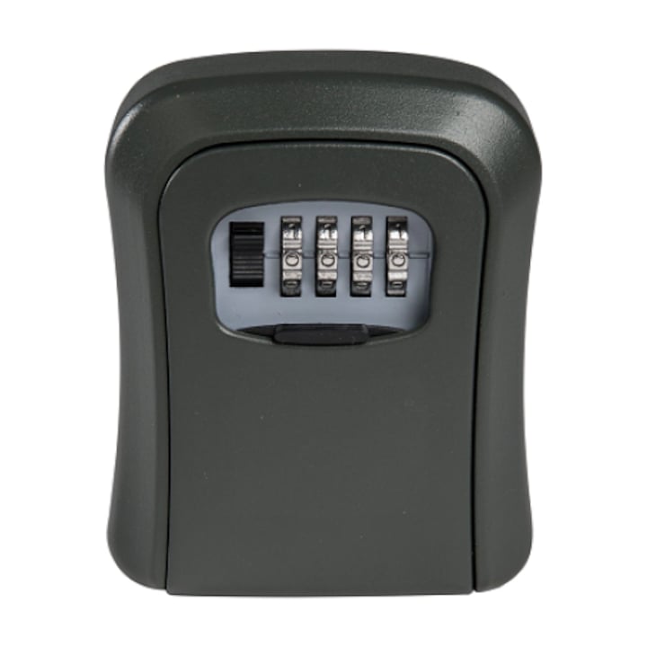 Cutie Metalica Pentru Depozitare Chei Inchidere Cu Cifru Mecanic, Negru