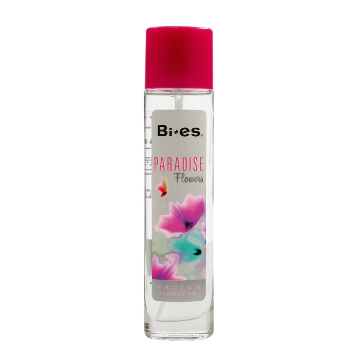 Deodorant Paradise Flowers, Bi-es, Floral/Fructat, 75 ml