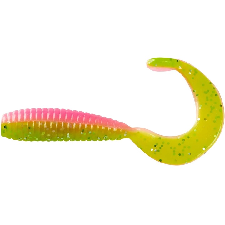 Комплект от 18 Bobby Garland grub Garland Hyper 5cm Electric Chicken, за риболов на костур, чиста или солена вода