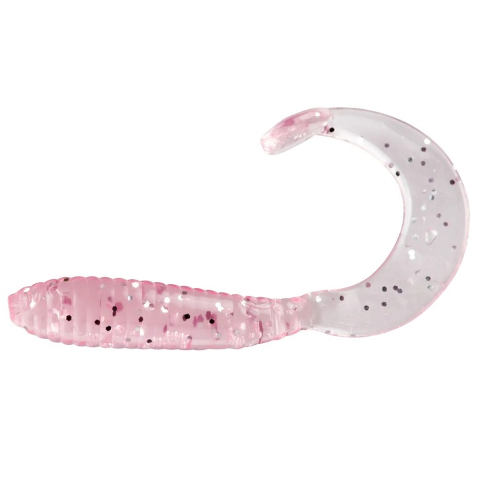 Комплект от 18 Bobby Garland grub Garland Hyper 5cm Plum American, за риболов на костур, чиста или солена вода