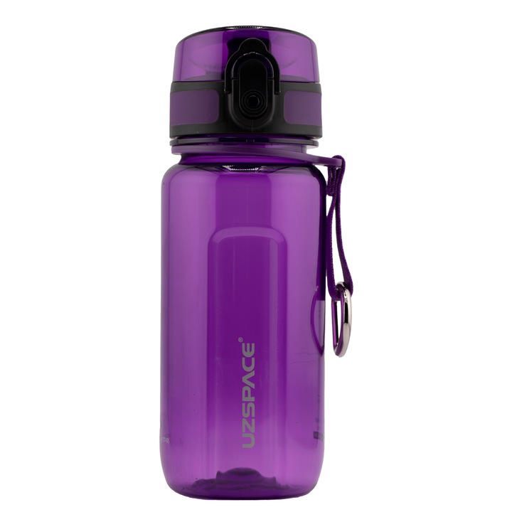 Бутилка за вода, UZSPACE, U-Type Sports, 350 ml, лилаво