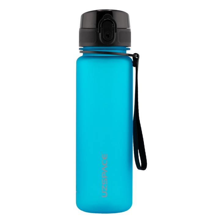 Бутилка за вода, UZSPACE, Colorful Frosted, 1000 ml, Aurora Blue
