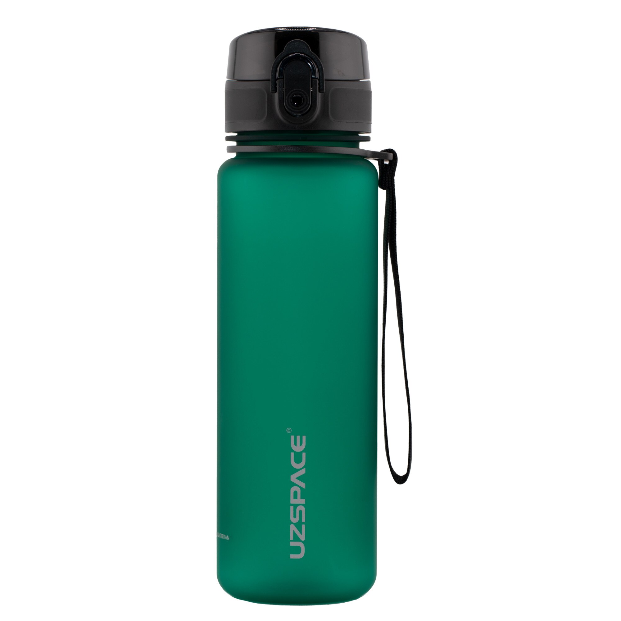 Бутилка за вода, UZSPACE, Colorful Frosted, 1000 ml, тъмнозелена - eMAG.bg