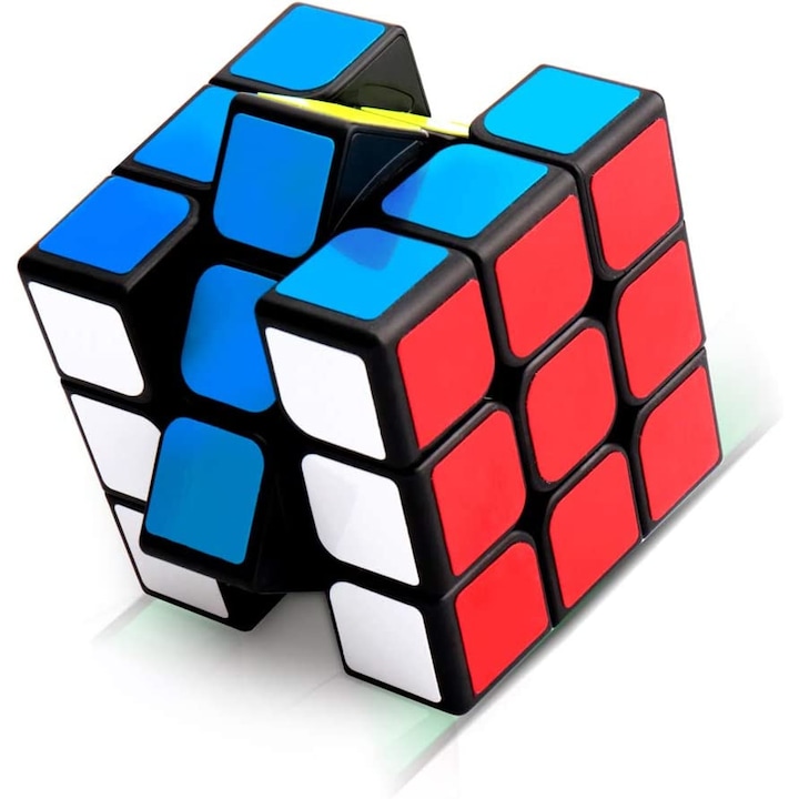 Rubik-kocka, 3x3x3, ABS/PVC, Többszínű