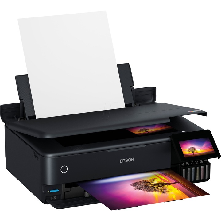 Imprimanta inkjet color Epson ET-8550, A3, duplex, USB 2.0, Wi-Fi, 32 ppm negru, 32 ppm color