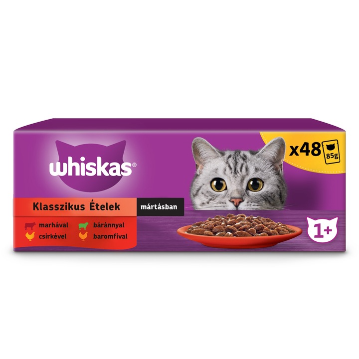 Hrana pisici, Whiskas, 48x85g