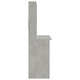 Birou cu rafturi vidaXL, gri beton, 102x45x148 cm, lemn compozit, 27.4 kg
