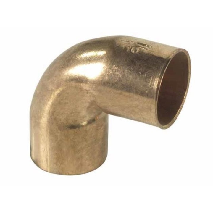 Cot, Viega, Cupru, 15 mm, Auriu