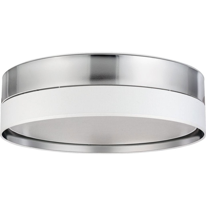 Плафониера, TK-Lighting, Метал, E27, Сребрист