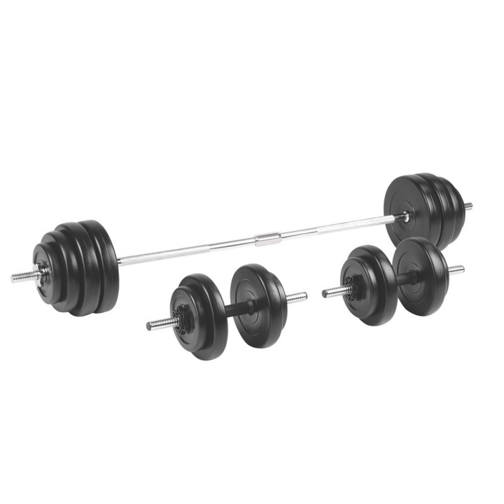 Set Haltera si Gantere inSPORTline BS208 3-50 kg