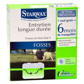 Pulbere mentinere si intretinere fose septice pe termen lung, Starwax Pulbere mentinere si intretinere fose septice pe termen lung, Starwax