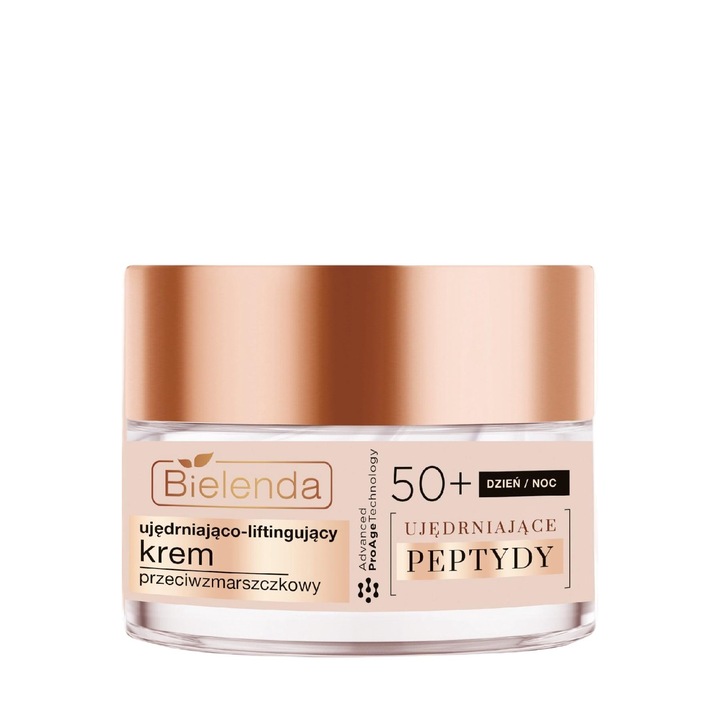 Ránctalanító krém, Bielenda, 50+, Rózsaszín, 50 ml