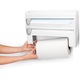 Dispenser De Bucatarie 4 In 1 EDAR, Pentru Folie Alimentara, Rola De Hartie, Folie De Aluminiu Si Alte Accesorii, Alb
