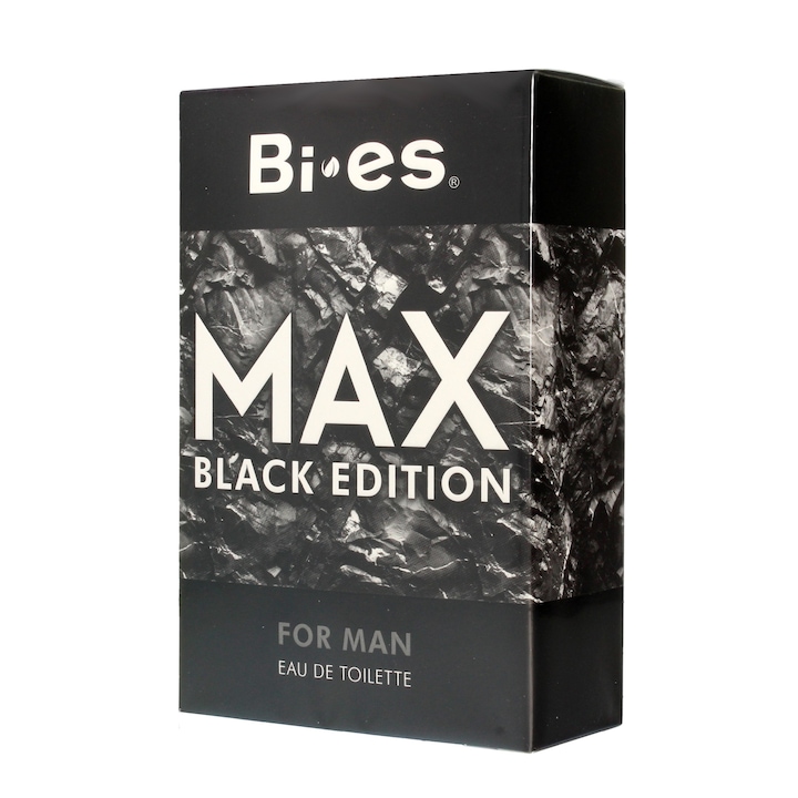 Eau de toilette férfiaknak, Bi-es Max Black Edition, 100 ml