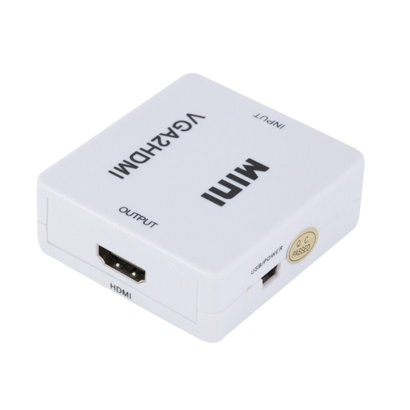 Конвертор на изображение и звук от VGA към HDMI White - eMAG.bg