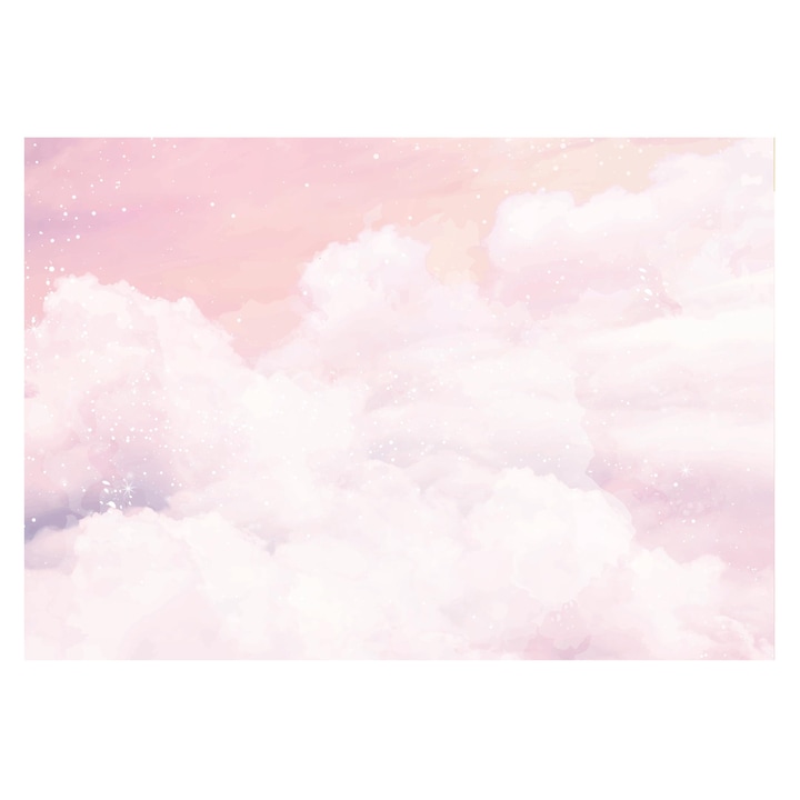 Tapéta Kids Sky Felhők Sun Design 416x254 cm, Nem szőtt tapéta