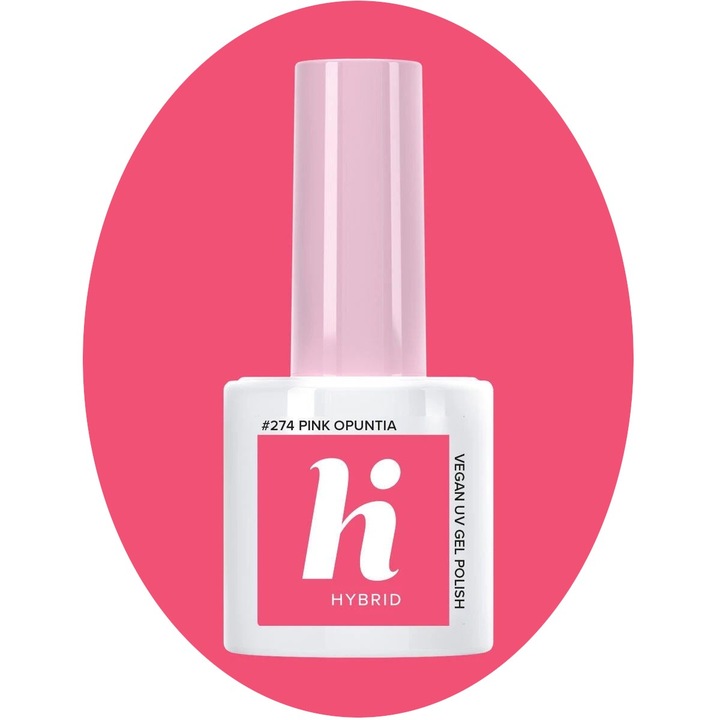 Oja unghii, Hi Hybrid, Fiesta #274 Pink Opuntia, 5 ml