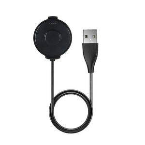 Incarcator cu cablu USB inclus, compatibil cu smartwach Mobvoi TicWatch PRO, Negru