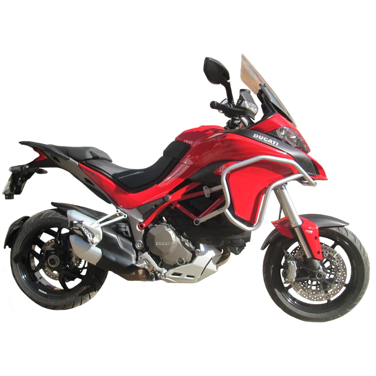 Bare protectie motor crash bars HEED Ducati Multistrada 1200 / 950 2015 2018 argintiu eMAG.ro