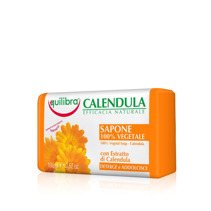 Сапун Beauty Formulas, Equilibra, Calendula, 100гр