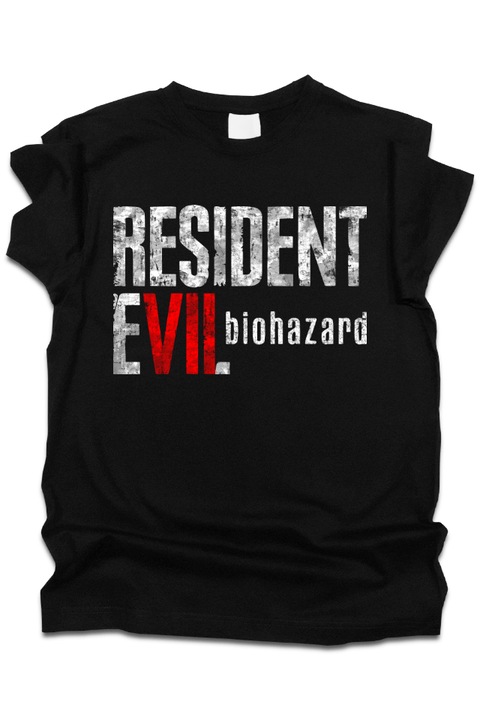 Тениска, K-off, черна, Resident Evil VII, XL