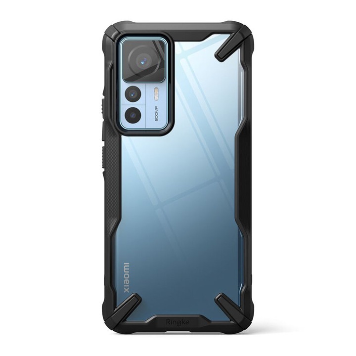 Капак за Xiaomi 12T/12T Pro, Fusion-X, черен, KOF-BBL7557