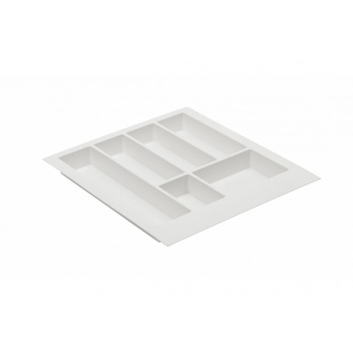 Suport tacamuri 440 mm, plastic, alb