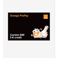 Cartela Sim PrePay cu numar Orange, 5 Euro
