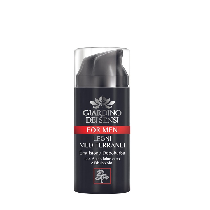 Емулсия за след бръснене Beauty Formulas, Giardino Dei Sensi, средиземноморско дърво, 75 ml