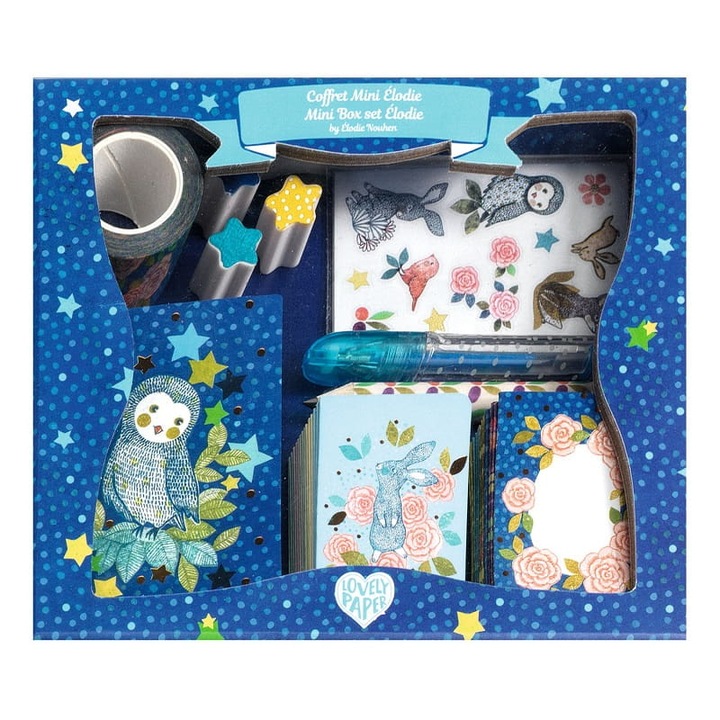 Set mini scrisori, Djeco, Multicolor
