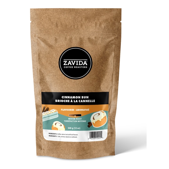 Cafea Zavida Cinnamon Bun, 340g