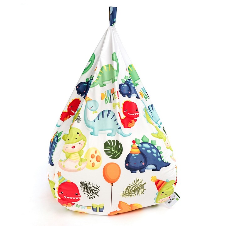 Fotoliu Puf Ecopuf XL 110x90 cm Multicolor Ergonomic Confortabil pentru Relaxare Maxima Poliester Rezistent si Usor de Intretinut Design Modern pentru Living Dormitor Camera Copii