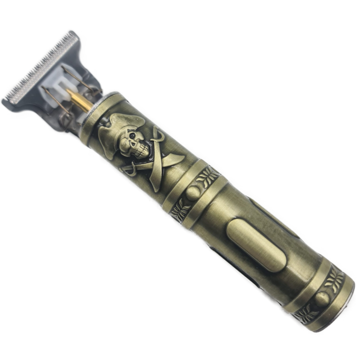 Aparat de Ras Electric, Pirat, Incarcare USB, 10 W, Bronz, Dalimag