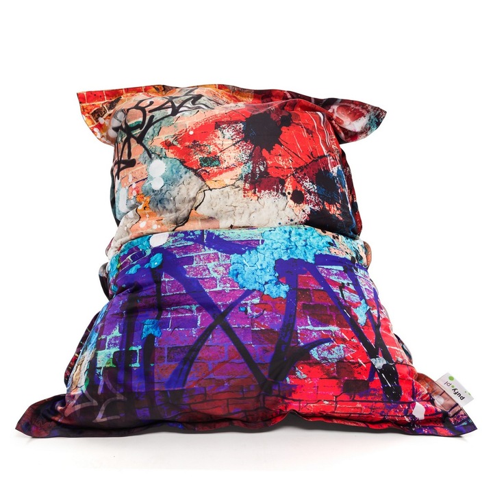 Babzsák fotel, Ecopuf, poliészter, többszínű 5D11