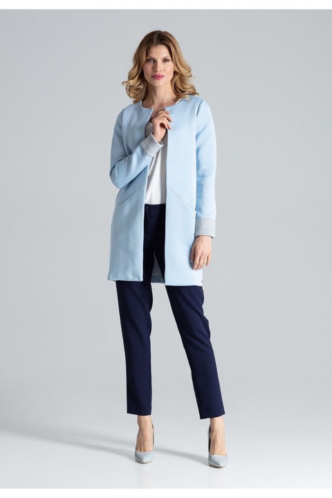 Figl Női Crombie kabát Maximilian M366 világoskék, Világoskék