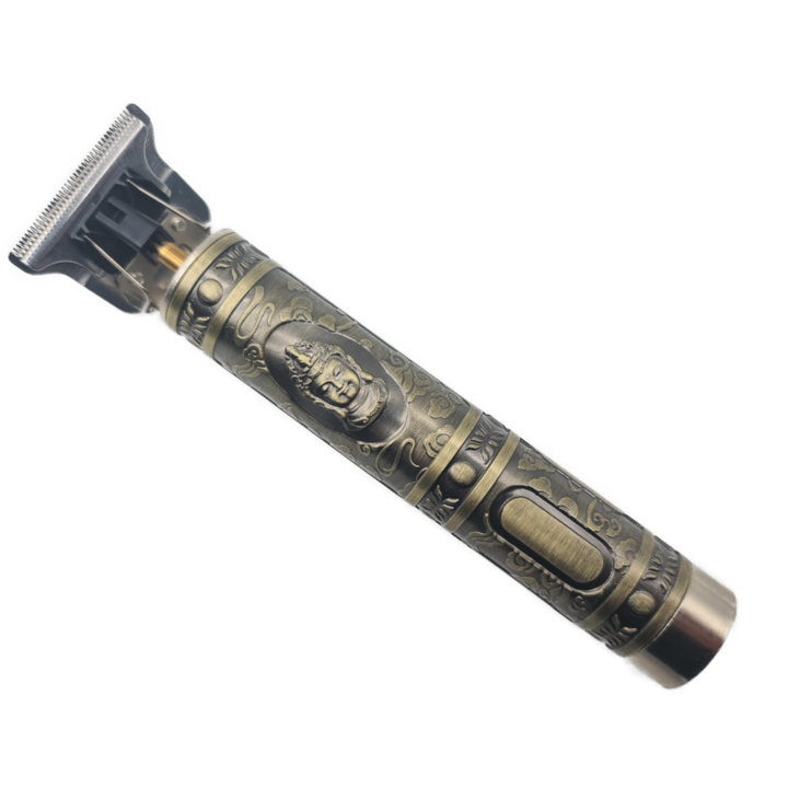 Aparat de Ras Electric, Buddha, Incarcare USB, 10 W, Bronz, Dalimag